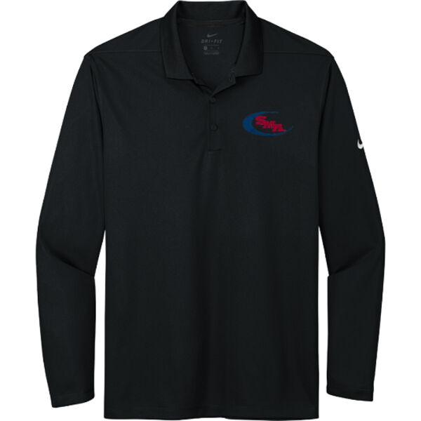 SMA - Nike Dri-FIT Micro Pique 2.0 Long Sleeve Polo NKDC2104 Thumbnail
