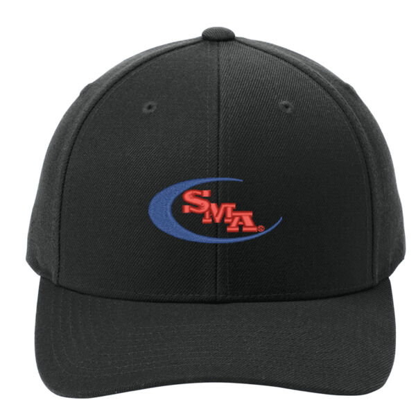 Sport-Tek Yupoong Curve Bill Snapback Cap  -  Embroidered Thumbnail